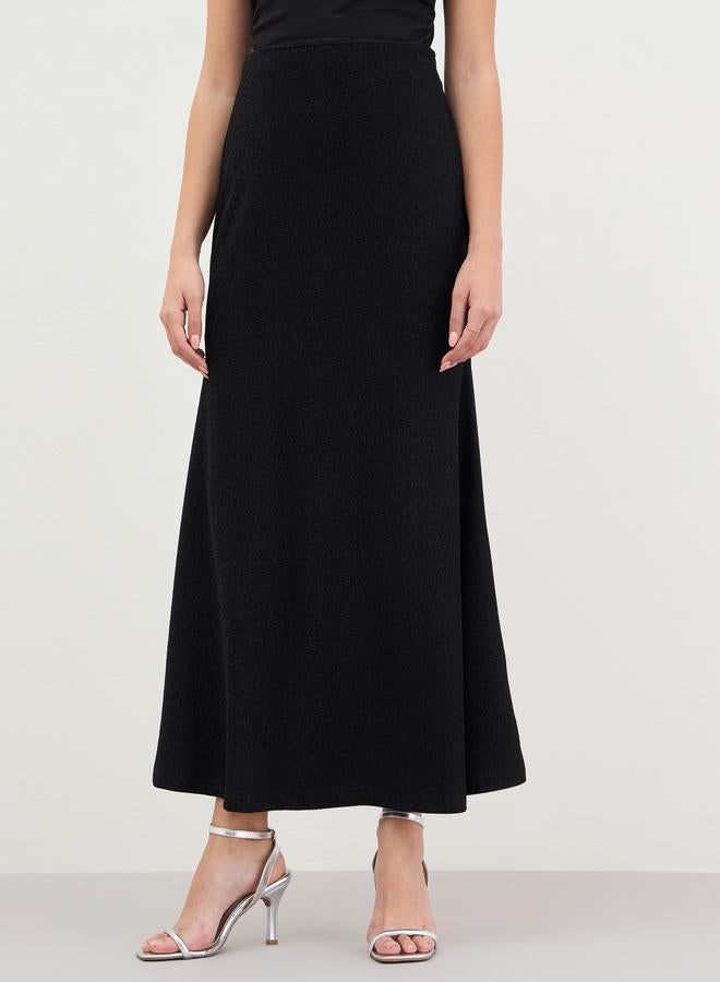 ستايلي تنورة طويلة بارزة الملمس - Image 1